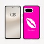 כיסוי בעיצוב אישי עם השם שלך לדגם - Google Pixel 8 5G בעיצוב שפתיים - נשיקה