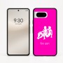 כיסוי בעיצוב אישי עם השם שלך לדגם - Google Pixel 8 5G בעיצוב מזלות - תאומים