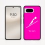 כיסוי בעיצוב אישי עם השם שלך לדגם - Google Pixel 8 5G בעיצוב קפיצת סקי אולימפית