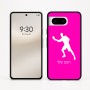 כיסוי בעיצוב אישי עם השם שלך לדגם - Google Pixel 8 5G בעיצוב שחקן פינג פונג