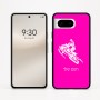 כיסוי בעיצוב אישי עם השם שלך לדגם - Google Pixel 8 5G בעיצוב אופנוע שלג