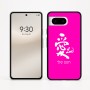 כיסוי בעיצוב אישי עם השם שלך לדגם - Google Pixel 8 5G בעיצוב אהבה באותיות יפניות