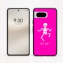 כיסוי בעיצוב אישי עם השם שלך לדגם - Google Pixel 8 5G בעיצוב סקלטון