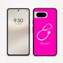 כיסוי בעיצוב אישי עם השם שלך לדגם - Google Pixel 8 5G בעיצוב סטטוסקופ רופא