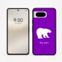 כיסוי בעיצוב אישי עם השם שלך לדגם - Google Pixel 8 5G בעיצוב דוב