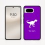 כיסוי בעיצוב אישי עם השם שלך לדגם - Google Pixel 8 5G בעיצוב דינוזאור