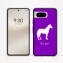 כיסוי בעיצוב אישי עם השם שלך לדגם - Google Pixel 8 5G בעיצוב סוס
