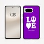 כיסוי בעיצוב אישי עם השם שלך לדגם - Google Pixel 8 5G בעיצוב אהבה
