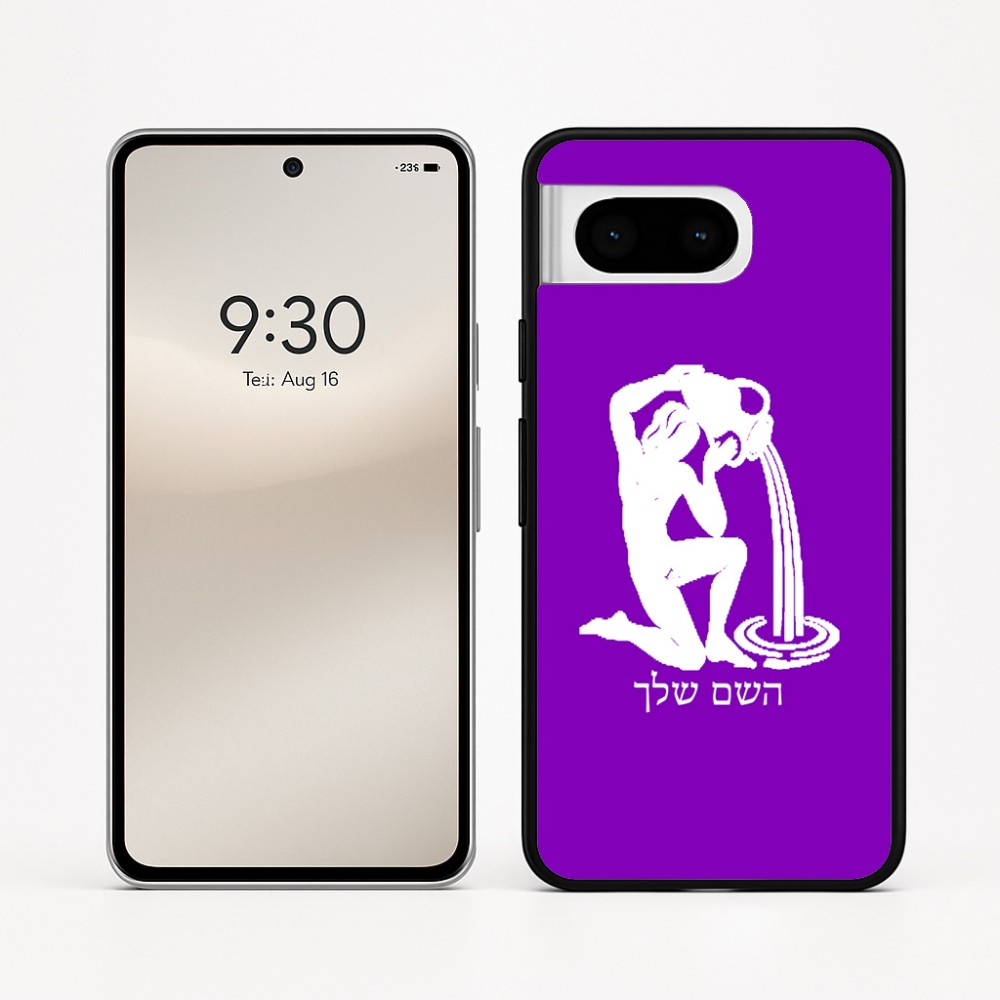 כיסוי בעיצוב אישי עם השם שלך לדגם - Google Pixel 8 5G בעיצוב מזלות - דלי