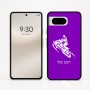 כיסוי בעיצוב אישי עם השם שלך לדגם - Google Pixel 8 5G בעיצוב אופנוע שלג