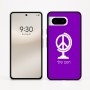 כיסוי בעיצוב אישי עם השם שלך לדגם - Google Pixel 8 5G בעיצוב גלובוסי שלום