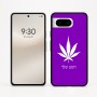 כיסוי בעיצוב אישי עם השם שלך לדגם - Google Pixel 8 5G בעיצוב עלה מריחואנה - גראס
