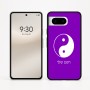 כיסוי בעיצוב אישי עם השם שלך לדגם - Google Pixel 8 5G בעיצוב סמל יינג יאנג