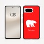 כיסוי בעיצוב אישי עם השם שלך לדגם - Google Pixel 8 5G בעיצוב דוב