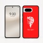 כיסוי בעיצוב אישי עם השם שלך לדגם - Google Pixel 8 5G בעיצוב ראש סוס