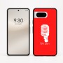 כיסוי בעיצוב אישי עם השם שלך לדגם - Google Pixel 8 5G בעיצוב מיקרופון