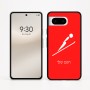 כיסוי בעיצוב אישי עם השם שלך לדגם - Google Pixel 8 5G בעיצוב קפיצת סקי אולימפית
