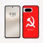 כיסוי בעיצוב אישי עם השם שלך לדגם - Google Pixel 8 5G בעיצוב פטיש ומגל