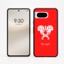 כיסוי בעיצוב אישי עם השם שלך לדגם - Google Pixel 8 5G בעיצוב פרחי קרן