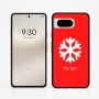 כיסוי בעיצוב אישי עם השם שלך לדגם - Google Pixel 8 5G בעיצוב שלג
