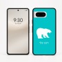 כיסוי בעיצוב אישי עם השם שלך לדגם - Google Pixel 8 5G בעיצוב דוב
