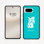 כיסוי בעיצוב אישי עם השם שלך לדגם - Google Pixel 8 5G בעיצוב ארנב מחזיק גזר