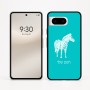 כיסוי בעיצוב אישי עם השם שלך לדגם - Google Pixel 8 5G בעיצוב זברה