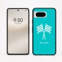 כיסוי בעיצוב אישי עם השם שלך לדגם - Google Pixel 8 5G בעיצוב דגל המירוץ