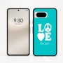 כיסוי בעיצוב אישי עם השם שלך לדגם - Google Pixel 8 5G בעיצוב אהבה