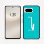 כיסוי בעיצוב אישי עם השם שלך לדגם - Google Pixel 8 5G בעיצוב סקסופון