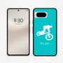 כיסוי בעיצוב אישי עם השם שלך לדגם - Google Pixel 8 5G בעיצוב רוכב אופניים