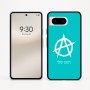 כיסוי בעיצוב אישי עם השם שלך לדגם - Google Pixel 8 5G בעיצוב אנרכיה