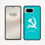 כיסוי בעיצוב אישי עם השם שלך לדגם - Google Pixel 8 5G בעיצוב פטיש ומגל