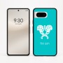 כיסוי בעיצוב אישי עם השם שלך לדגם - Google Pixel 8 5G בעיצוב פרחי קרן