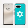 כיסוי בעיצוב אישי עם השם שלך לדגם - Google Pixel 8 5G בעיצוב מגן דוד - מגן דוד - ישראל