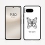 כיסוי בעיצוב אישי עם השם שלך לדגם - Google Pixel 8 5G בעיצוב פרפר