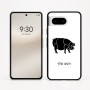 כיסוי בעיצוב אישי עם השם שלך לדגם - Google Pixel 8 5G בעיצוב חזיר