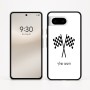 כיסוי בעיצוב אישי עם השם שלך לדגם - Google Pixel 8 5G בעיצוב דגל המירוץ