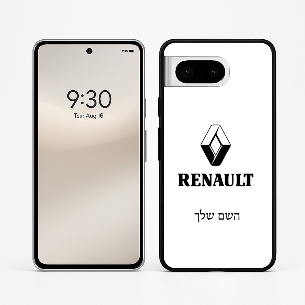 כיסוי בעיצוב אישי עם השם שלך לדגם - Google Pixel 8 5G בעיצוב רנו