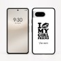 כיסוי בעיצוב אישי עם השם שלך לדגם - Google Pixel 8 5G בעיצוב לנשק את החברה שלי
