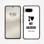 כיסוי בעיצוב אישי עם השם שלך לדגם - Google Pixel 8 5G בעיצוב אוהב את החברה שלי