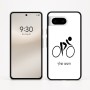 כיסוי בעיצוב אישי עם השם שלך לדגם - Google Pixel 8 5G בעיצוב אופניים אולימפיים