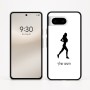 כיסוי בעיצוב אישי עם השם שלך לדגם - Google Pixel 8 5G בעיצוב רץ רץ אישה