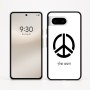 כיסוי בעיצוב אישי עם השם שלך לדגם - Google Pixel 8 5G בעיצוב סמל השלום