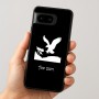 כיסוי בעיצוב אישי עם השם שלך לדגם - Google Pixel 8 5G בעיצוב נשר אמריקאי