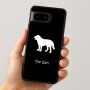 כיסוי בעיצוב אישי עם השם שלך לדגם - Google Pixel 8 5G בעיצוב כלב