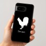כיסוי בעיצוב אישי עם השם שלך לדגם - Google Pixel 8 5G בעיצוב תרנגול