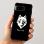 כיסוי בעיצוב אישי עם השם שלך לדגם - Google Pixel 8 5G בעיצוב זאב