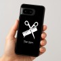 כיסוי בעיצוב אישי עם השם שלך לדגם - Google Pixel 8 5G בעיצוב מעצב שיער
