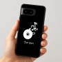 כיסוי בעיצוב אישי עם השם שלך לדגם - Google Pixel 8 5G בעיצוב תקליטור - אזור מוזיקה